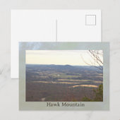 Uitzicht vanaf Hawk Mountain Ansichtkaart Briefkaart (Voorkant / Achterkant)