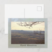 Uitzicht vanaf Hawk Mountain Ansichtkaart Briefkaart (Voorkant / Achterkant)