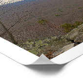 Uitzicht vanaf Hawk Mountain Poster (Hoek)