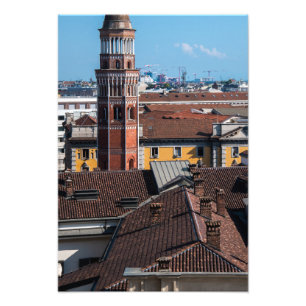 Uitzicht vanaf het dak van de Duomo Foto Afdruk