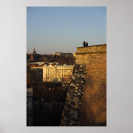 Uitzicht vanaf het Hillfort Poster