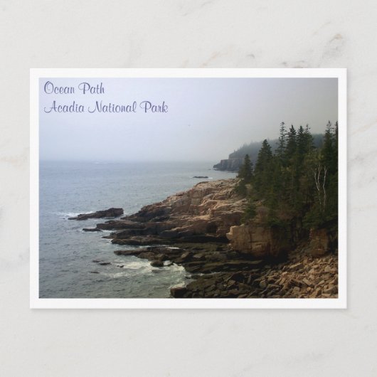 Uitzicht vanaf het Ocean Path Briefkaart (Voorkant)