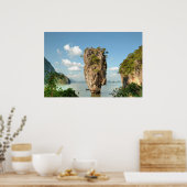 Uitzicht vanaf Ko Tapu Island in Thailand Poster (Keuken)
