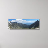 Uitzicht vanaf Koprowa Pass, Tatras Canvas Afdruk (Voorkant)