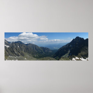 Uitzicht vanaf Koprowa Pass, Tatras Poster