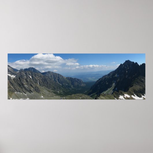 Uitzicht vanaf Koprowa Pass, Tatras Poster (Voorkant)