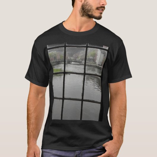 Uitzicht vanaf Lowell's Lower Locks T-shirt (Voorkant)