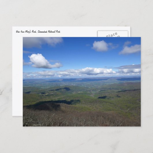 Uitzicht vanaf Mary's Rock Briefkaart (Voorkant / Achterkant)