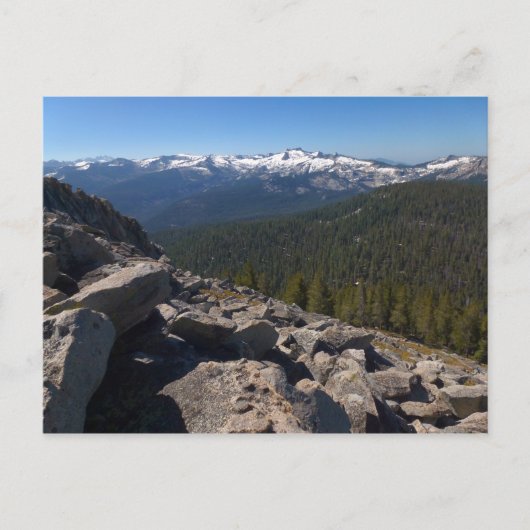 Uitzicht vanaf Mitchell Peak in Sequoia National P Briefkaart (Voorkant)