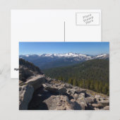 Uitzicht vanaf Mitchell Peak in Sequoia National P Briefkaart (Voorkant / Achterkant)