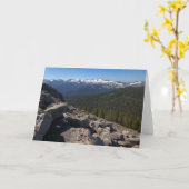 Uitzicht vanaf Mitchell Peak in Sequoia National P Kaart (Gele Bloem)