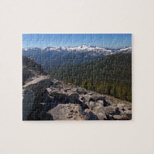 Uitzicht vanaf Mitchell Peak in Sequoia National P Legpuzzel (Horizontaal)