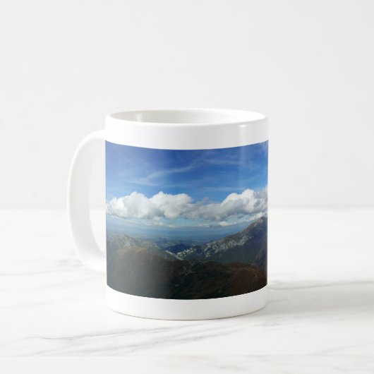 Uitzicht vanaf Mok Starorobocianski Wierch Tatras (Voorkant links)