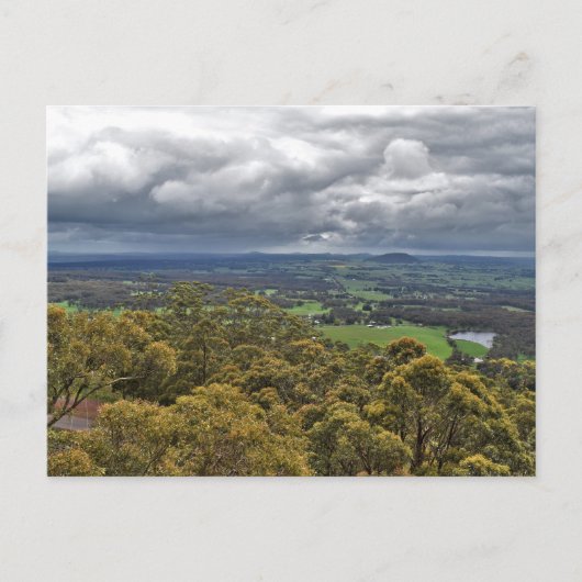 Uitzicht vanaf Mount Buninyong Briefkaart (Voorkant)