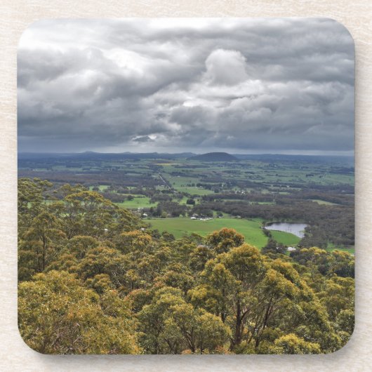 Uitzicht vanaf Mount Buninyong Onderzetters (Voorkant)