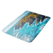 Uitzicht vanaf Ocean Cliffs: Wild Shore Badmat (Gekanteld)