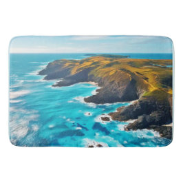 Uitzicht vanaf Ocean Cliffs: Wild Shore Badmat