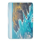 Uitzicht vanaf Ocean Cliffs: Wild Shore Badmat (Voorkant Verticaal)