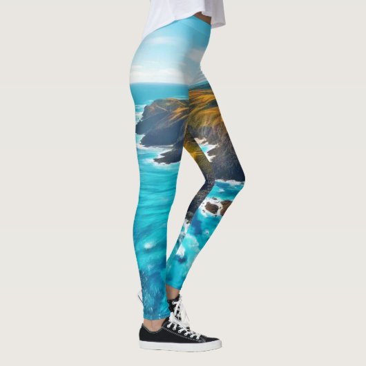 Uitzicht vanaf Ocean Cliffs: Wild Shore Leggings (Rechts)