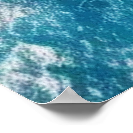 Uitzicht vanaf Ocean Cliffs: Wild Shore Poster (Hoek)