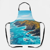 Uitzicht vanaf Ocean Cliffs: Wild Shore Schort (Voorkant)