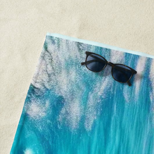 Uitzicht vanaf Ocean Cliffs: Wild Shore Strandlaken (In situ)