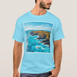 Uitzicht vanaf Ocean Cliffs: Wild Shore T-shirt
