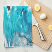 Uitzicht vanaf Ocean Cliffs: Wild Shore Theedoek (Quarter Fold)