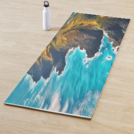 Uitzicht vanaf Ocean Cliffs: Wild Shore Yogamat