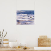Uitzicht vanaf Steptoe Butte over glooiende heuvel Poster (Keuken)