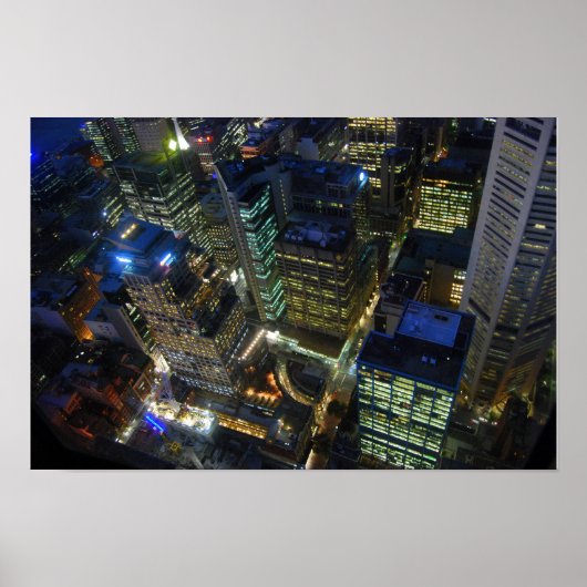 Uitzicht vanaf Sydney Tower Print (Voorkant)