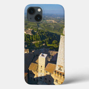 Uitzicht vanaf toren, San Gimignano, Siena, Toscan iPhone 13 Hoesje