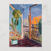 Uitzicht vanuit het Studio-venster Isaac Grünewald Briefkaart (Voorkant)