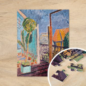 Uitzicht vanuit het Studio-venster Isaac Grünewald Legpuzzel