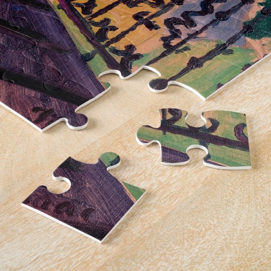 Uitzicht vanuit het Studio-venster Isaac Grünewald Legpuzzel (Zijkant)