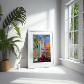 Uitzicht vanuit het Studio-venster Isaac Grünewald Poster