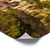 Uitzicht vanuit North Rim Visitor Center - Grand Poster (Hoek)