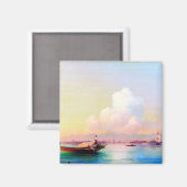 Uitzicht Venetië van de Lido door Ivan Aivazovsky Magneet (Voorkant / Achterkant)