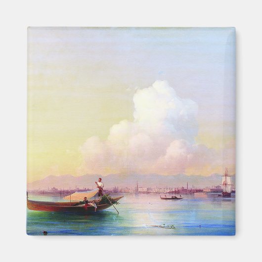 Uitzicht Venetië van de Lido door Ivan Aivazovsky Magneet (Voorkant)