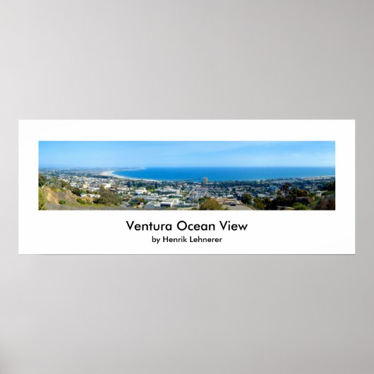 Uitzicht Ventura Ocean Poster (Voorkant)