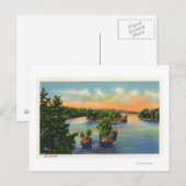 Uitzicht verloren kanaal briefkaart (Voorkant / Achterkant)