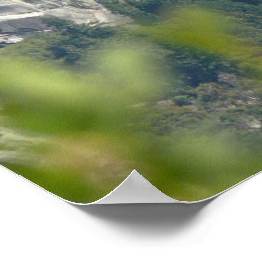 Uitzicht Vernal Herfsten van Glacier Point, CA Poster (Hoek)