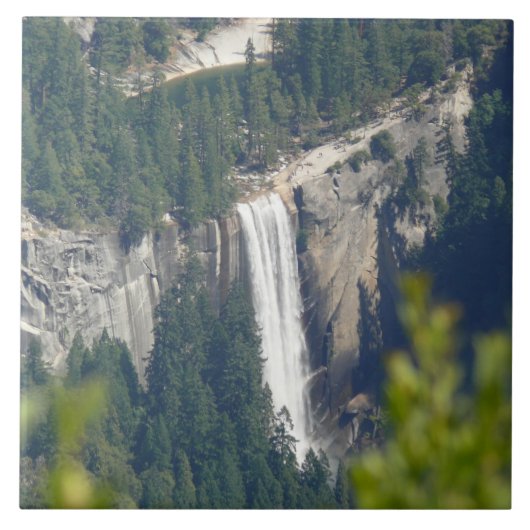 Uitzicht Vernal Herfsten van Glacier Point, CA Tegeltje (Voorkant)
