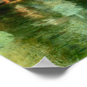 Uitzicht Vernazza, Italië. Waterverf schilderkegel Poster (Hoek)