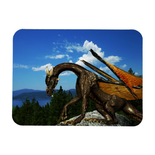 Uitzicht VinylMagnet Magneet (Horizontaal)