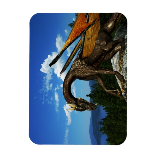 Uitzicht VinylMagnet Magneet (Verticaal)