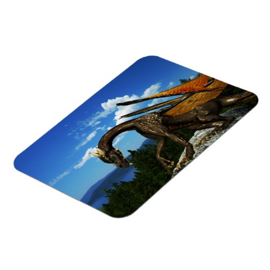 Uitzicht VinylMagnet Magneet (Linkerzijde)