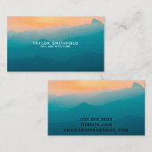 Uitzicht Visitekaartje van het professionele Zonne (Voorkant / Achterkant)