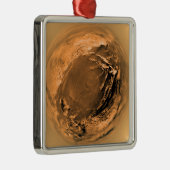 Uitzicht visogen van Titan's oppervlak Metalen Ornament (Rechts)