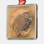 Uitzicht visogen van Titan's oppervlak Metalen Ornament (Links)